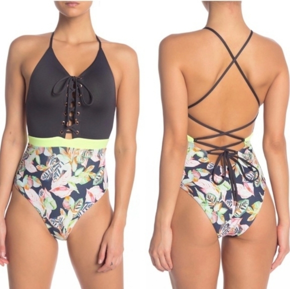 Maaji Limelight Reversible One Piece Swimsuit - Picture 1 of 13